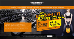 Desktop Screenshot of maxi-mum-training.de